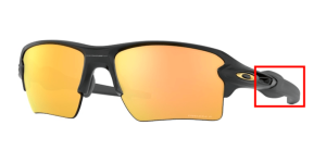 Patillas originales Oakley OO9188 Flak 2.0 Xl, color 9188 · B3 negro mate