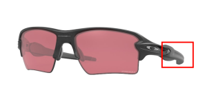 Patillas originales Oakley OO9188 Flak 2.0 Xl, color 9188 · B2 steel