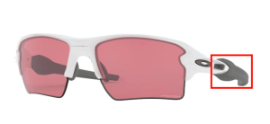 Patillas originales Oakley OO9188 Flak 2.0 Xl, color 9188 · B1 blanco pulido