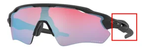 Patillas originales Oakley OO9208 Radar EV Path, color 97 · Negro mate