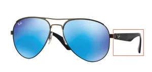 Patillas originales Ray-Ban RB3523, color 029 · Mate gunmetal