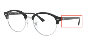Patillas originales Ray-Ban RB4246V Vista, color 2000 · Negro brillo