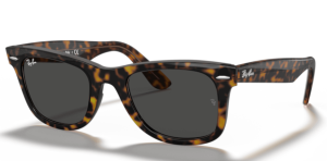 Ray-Ban RB2140 WAYFARER, color 1292B1 · Habana sobre transparente marrón