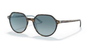 Ray-Ban RB2195 THALIA, color 13163m habana sobre azul claro