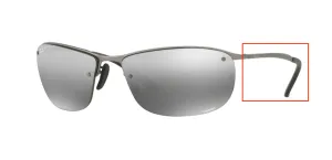 Patillas originales Ray-Ban RB3542, color 029 · Mate gunmetal