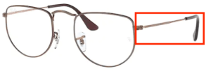 Patillas originales Ray-Ban RB3958V Vista, color 3120 · Antique cobre