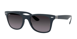 Patillas originales Ray-Ban RB4195 Wayfarer Liteforce, color 6331 · Azul mate