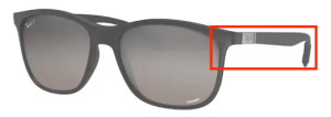 Patillas originales Ray-Ban RB4330CH Chromance, color 6017 · Gris