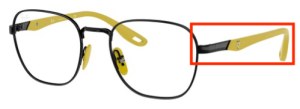 Patillas originales Ray-Ban RB6484M Vista, color F028 · Negro