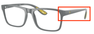 Patillas originales Ray-Ban RB7205M Vista, color F673 · Gris