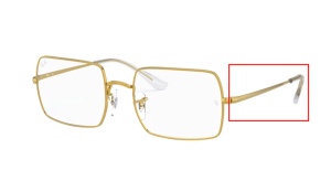Patillas originales Ray-Ban RB1969V Vista, color 3086 · Legend oro