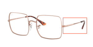 Patillas originales Ray-Ban RB1971V Vista, color 2943 · Cobre
