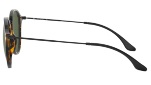 Patillas originales Ray-Ban RB2447, color 1157 · Moteado negro habana