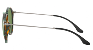 Patillas originales Ray-Ban RB2447, color 1159 · Moteado verde habana