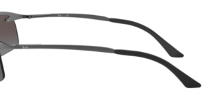 Patillas originales Ray-Ban RB3186, color 004 · Gunmetal
