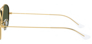 Patillas originales Ray-Ban RB3362 Cockpit, color 001 · Oro
