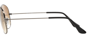 Patillas originales Ray-Ban RB3362 Cockpit, color 004 · Gunmetal