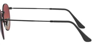 Patillas originales Ray-Ban RB3447 Round Metal, color 002 · Negro