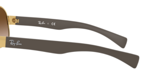 Patillas originales Ray-Ban RB3471 Pantalla, color 001 · Oro