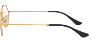 Patillas originales Ray-Ban RB3547V Vista, color 2991 · Oro sobre superior negro