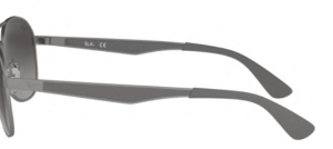 Patillas originales Ray-Ban RB3549, color 029 · Mate gunmetal