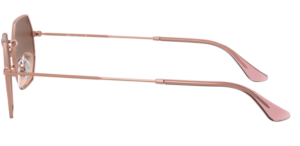 Patillas originales Ray-Ban RB3556N Octagonal, color 9069 · Cobre