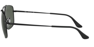 Patillas originales Ray-Ban RB3560 The Colonel, color 002 · Negro