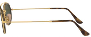 Patillas originales Ray-Ban RB3847N, color 9121 · Oro