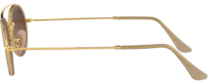 Patillas originales Ray-Ban RB3847N, color 9124 · Oro
