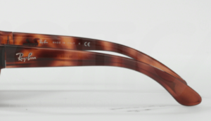 Patillas originales Ray-Ban RB4026, color 642 · Habana