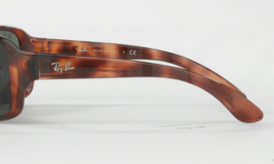 Patillas originales Ray-Ban RB4068, color 642 · Habana