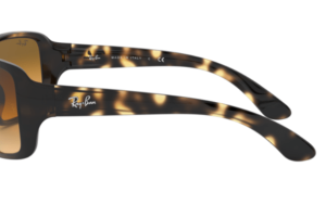 Patillas originales Ray-Ban RB4026, color 710 · Habana claro