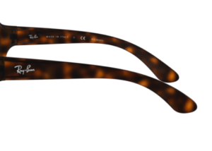 Patillas originales Ray-Ban RB4026, color 894 · Habana mate
