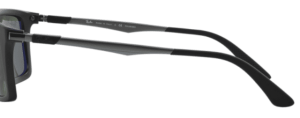 Patillas originales Ray-Ban RB4214, color 601S · Negro mate