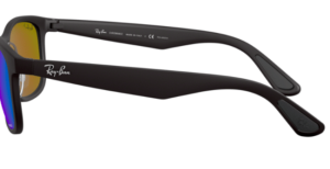 Patillas originales Ray-Ban RB4263, color 601S · Negro mate
