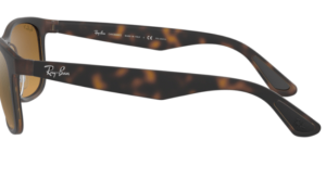 Patillas originales Ray-Ban RB4263, color 894 · Habana mate