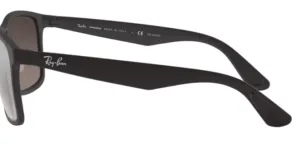 Patillas originales Ray-Ban RB4264, color 601S · Negro mate