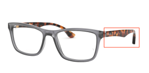 Patillas originales Ray-Ban RB5279 Vista, color 5629 · Opal gris