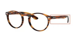 Patillas originales Ray-Ban RB5283 Vista, color 2144 · Rayado habana