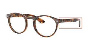 Patillas originales Ray-Ban RB5283 Vista, color 5675 · Superior habana marrón sobre habana yel