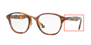 Patillas originales Ray-Ban RB5355 Vista, color 5674 · Superior bronw habana/habana marrón