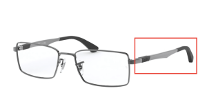 Patillas originales Ray-Ban RB6275 Vista, color 2502 · Gunmetal
