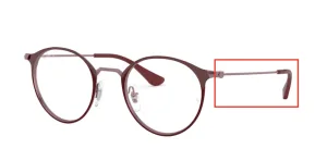 Patillas originales Ray-Ban RB6378 Vista, color 3070 · Bordeaux sobre claro bordeaux
