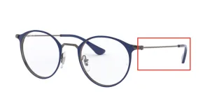 Patillas originales Ray-Ban RB6378 Vista, color 2906 · Gunmetal/azul brillo