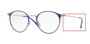 Patillas originales Ray-Ban RB6378 Vista, color 2972 · Cooper sobre superior violeta