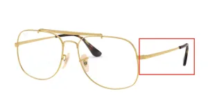 Patillas originales Ray-Ban RB6389 Vista THE GENERAL, color 2500 · Arista