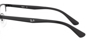 Patillas originales Ray-Ban RB6428 Vista, color 2995 · Negro sobre superior negro mate