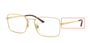 Patillas originales Ray-Ban RB6441 Vista THE GENERAL GAZE, color 2500 · Arista