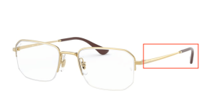 Patillas originales Ray-Ban RB6449 Vista, color 2500 · Arista