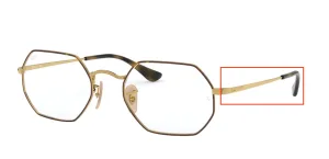 Patillas originales Ray-Ban RB6456 Vista, color 2945 · Oro sobre superior habana